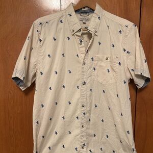Toad&Co Tan Dress Shirt Short Sleeve